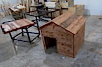 AHŞAP ÇAM KÖPEK KULUBESİ